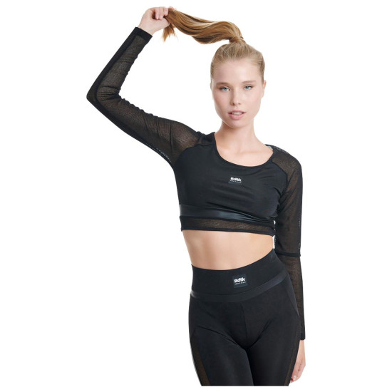 Bodytalk Γυναικεία μακρυμάνικη μπλούζα crop Bodytalk Γυναικεία μακρυμάνικη μπλούζα crop